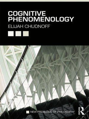 cover image of Cognitive Phenomenology